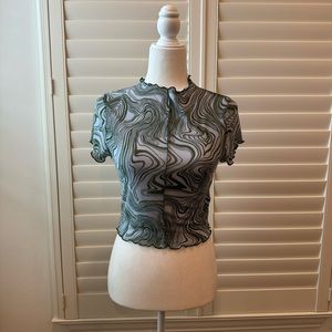 Mesh Cotton On Tee Size M